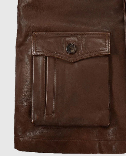 Jensen Ross Ackles Supernatural Season 7 Leather Jacket