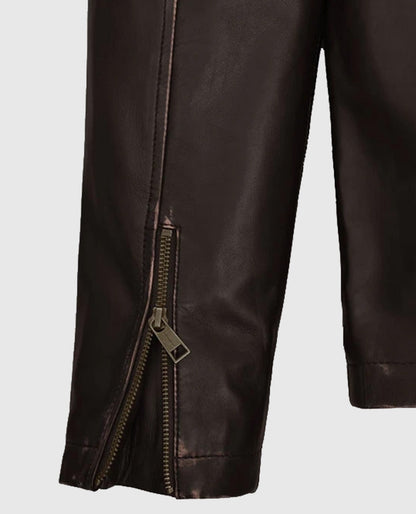 Mark Wahlberg Contraband Leather Jacket