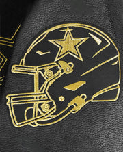 Dallas Cowboys Full-Zip Black & Gold Varsity Jacket