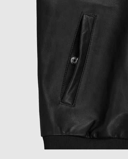 Pitbull Black Leather Jacket