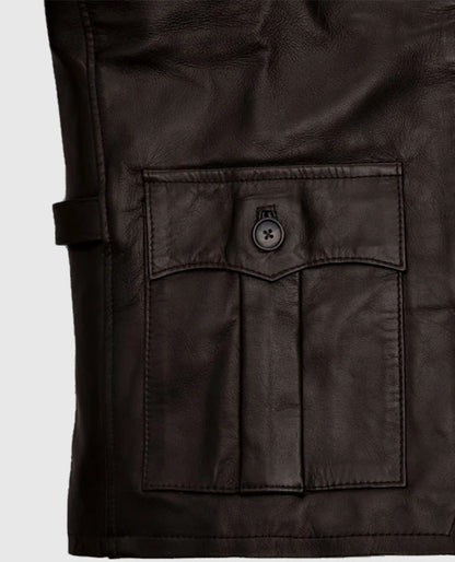 Aaron Eckhart Leather Jacket