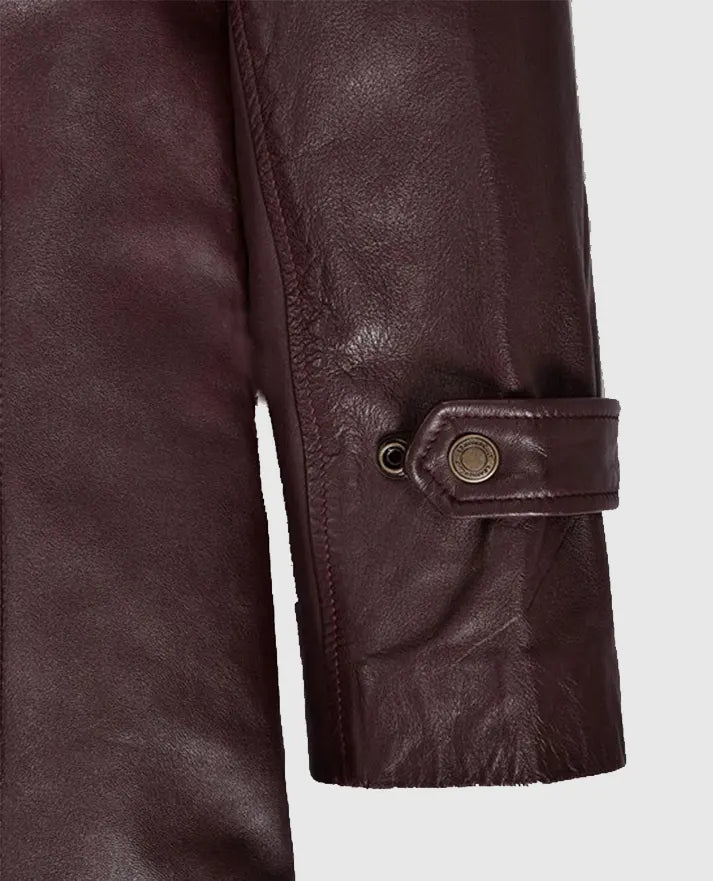 Robert Downey Jr Leather Blazer