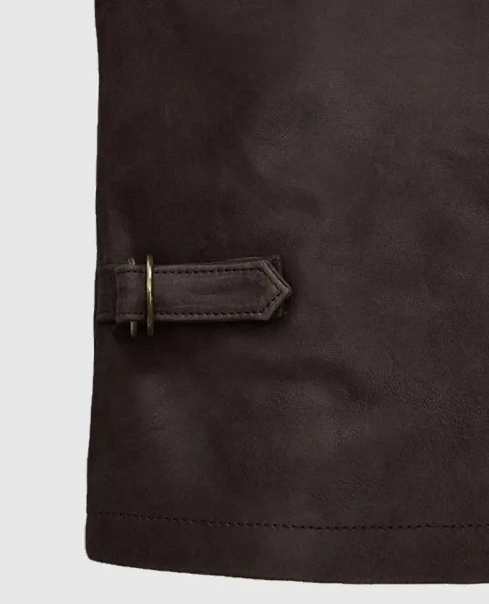 Sam Worthington Kidnapping Mr Heineken Leather Jacket