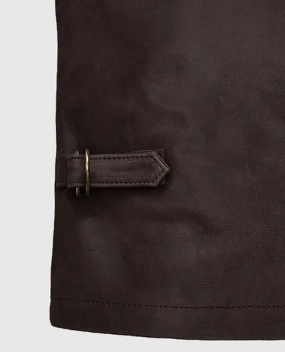 Sam Worthington Kidnapping Mr Heineken Leather Jacket