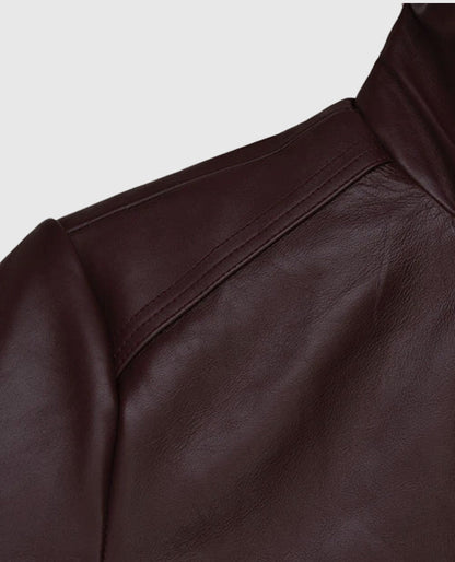 Johnny Depp Donnie Brasco Leather Blazer