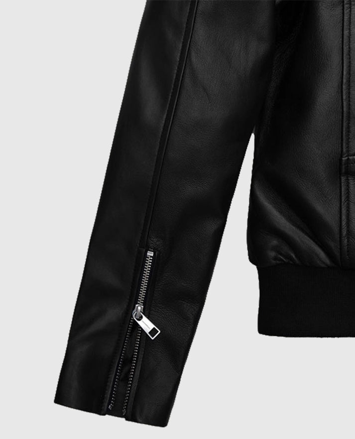 Jennifer Aniston Black Leather Jacket