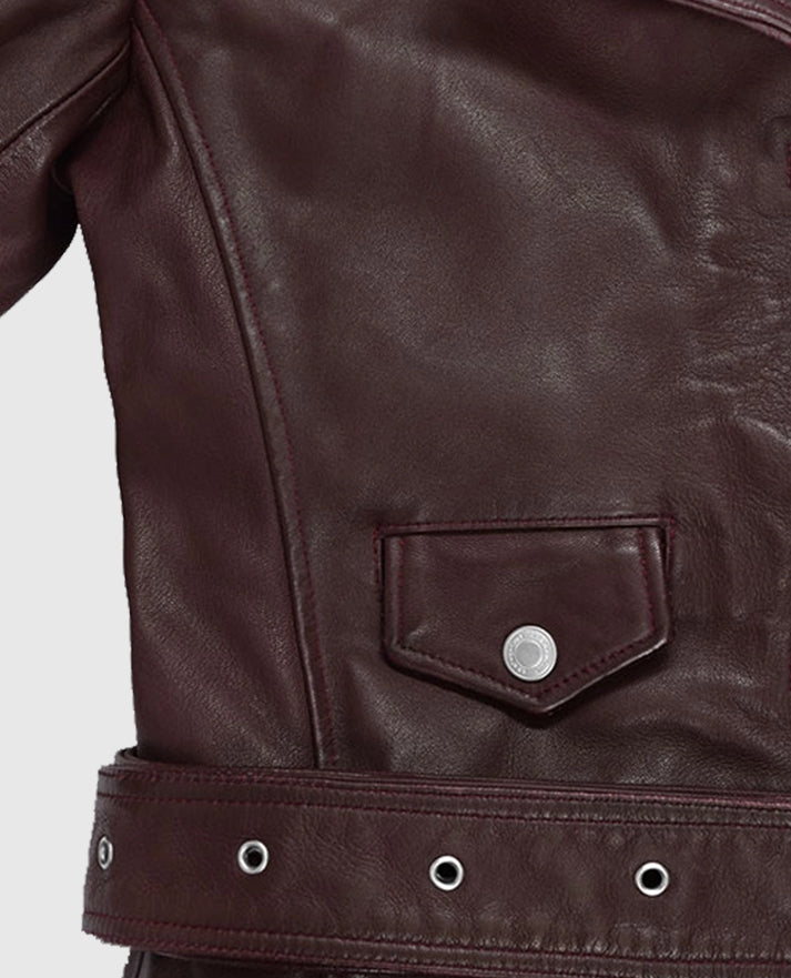 Eiza Gonzalez Leather Trench Coat - second image