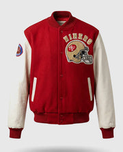 80’s San Francisco 49ers Letterman Red Jacket