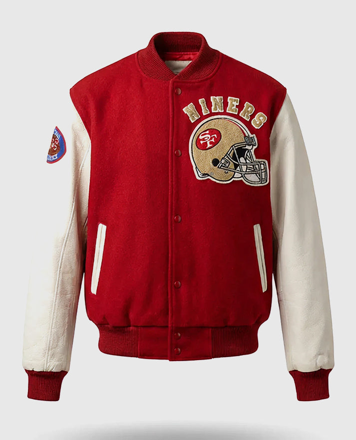 80’s San Francisco 49ers Letterman Red Jacket