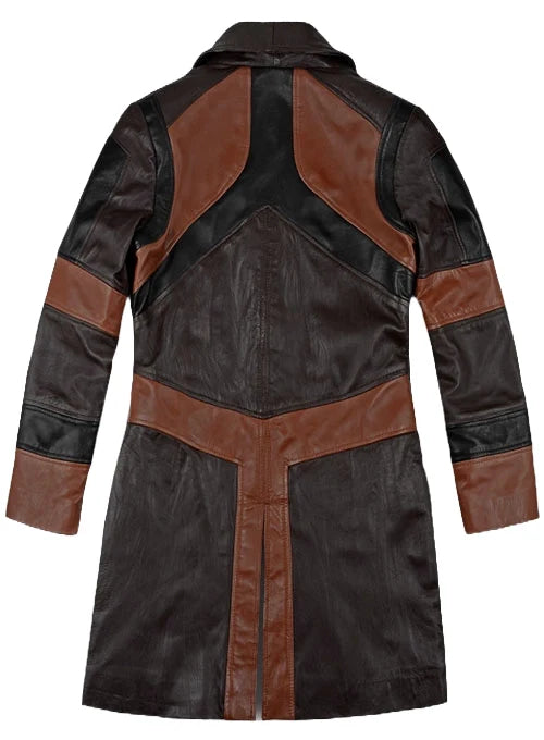 Zoe Saldana Guardians of the Galaxy Vol 2 Leather Coat