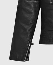 Gal Gadot Black Leather Jacket