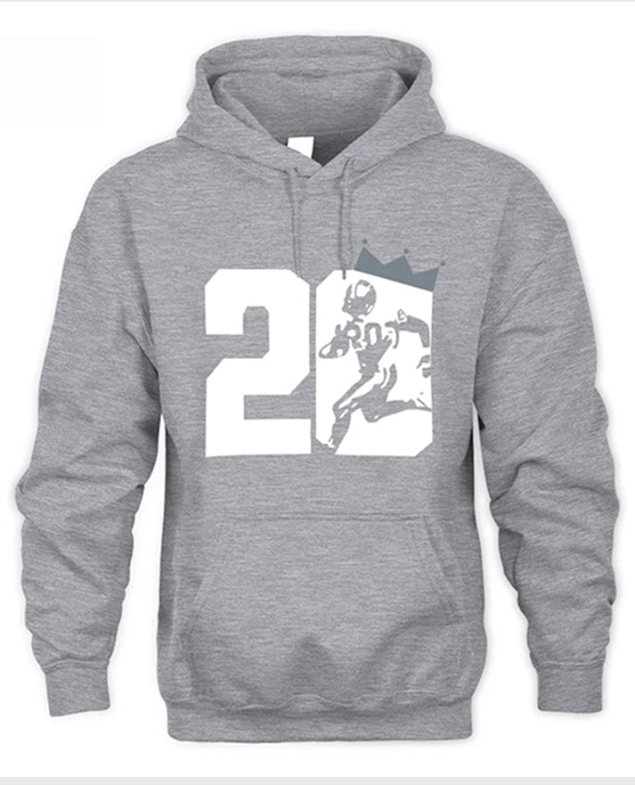 Eminem Barry Sanders Blue Hoodie
