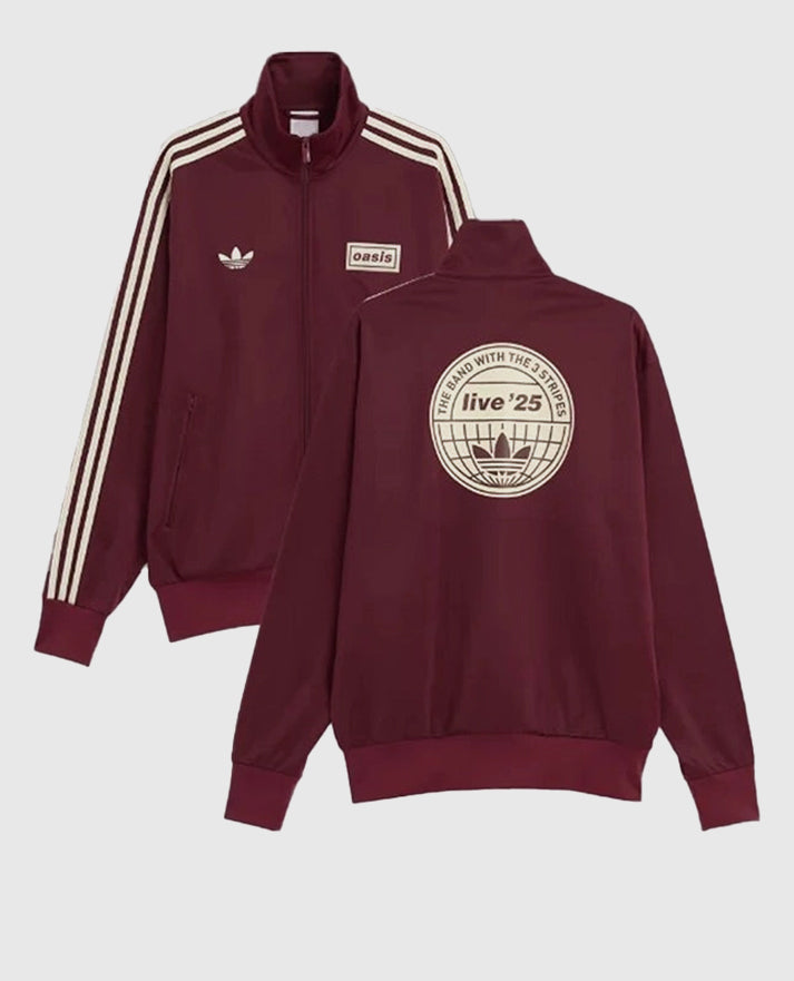 Adidas x Oasis Track Red Jacket