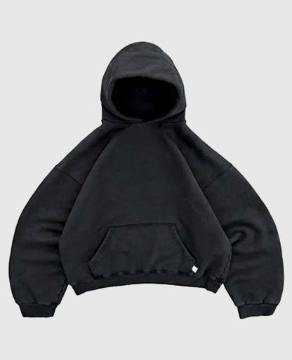 Akimbo Pullover Black Hoodie