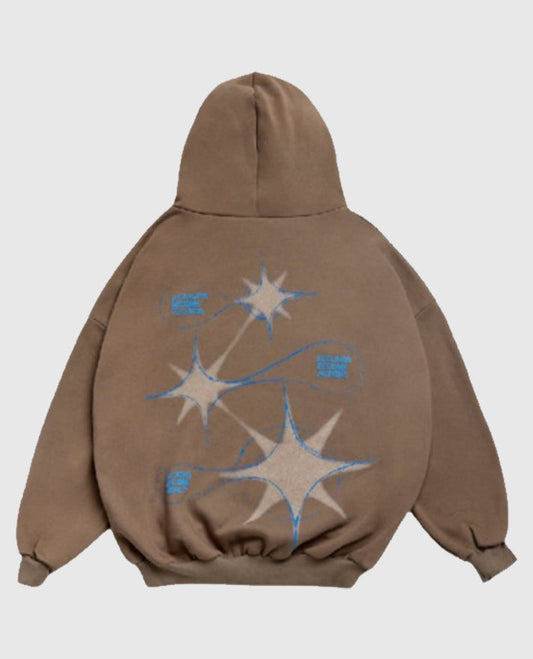 Alchemai Brown Pullover Hoodie