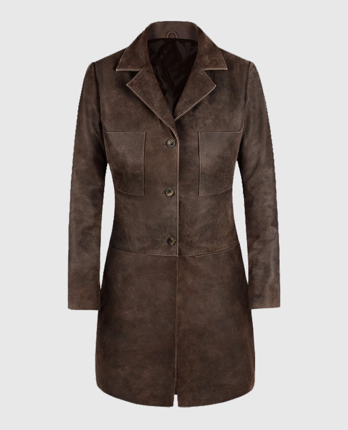 Annabelle Wallis The Mummy Trench Coat - second image
