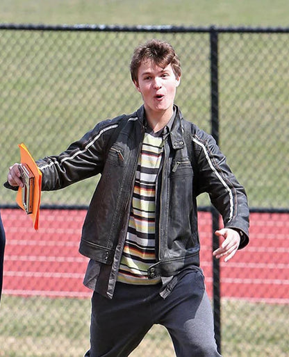 Ansel Elgort November Criminals Leather Jacket