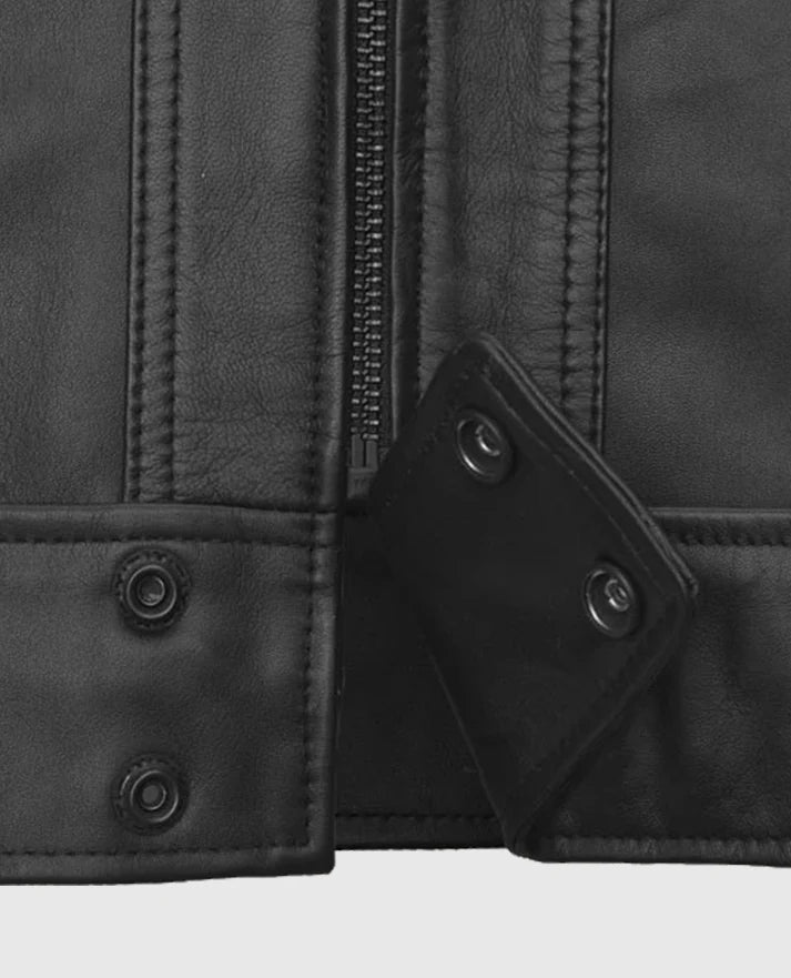 Ansel Elgort November Criminals Leather Jacket