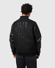 Arsenal Retro Invincibles Varsity Black Jacket