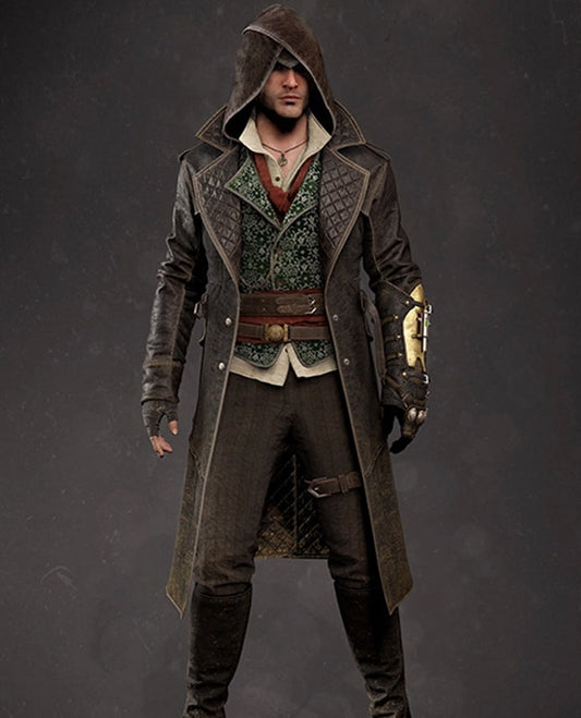 Assassins Creed Jacob Frye Leather Long Coat