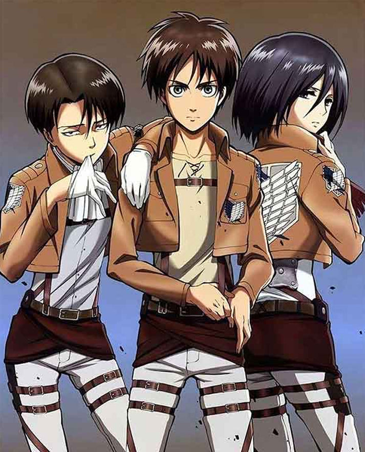 Attack on Titan Scouting Legion Brown Leather Jacket