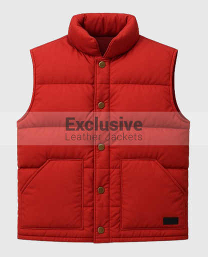 Back to the Future Marty McFly Puffer Red Vest
