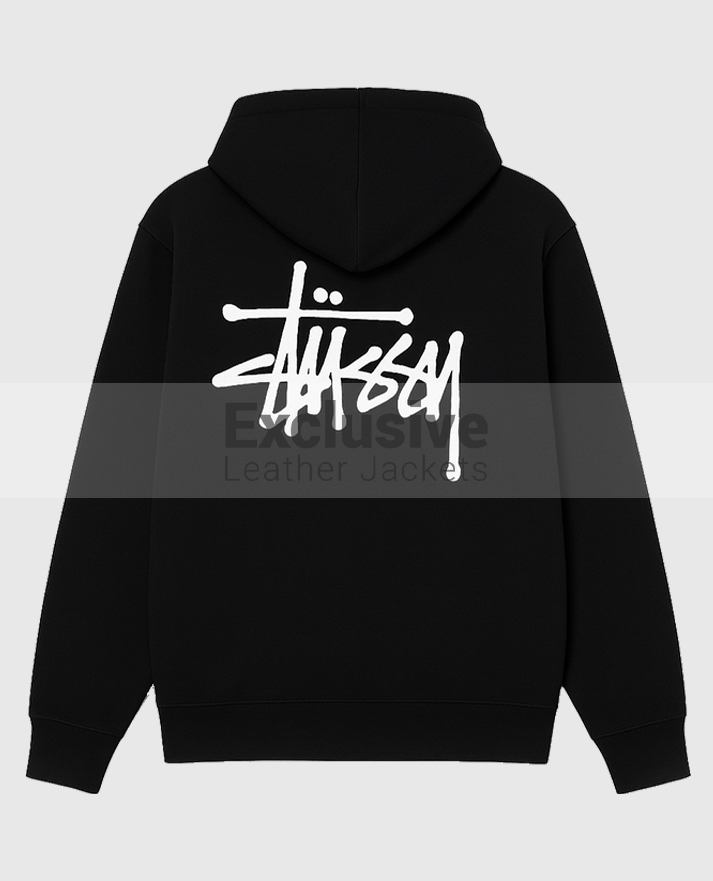 Basic Stussy Black Hoodie
