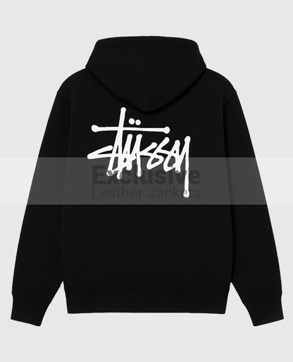Basic Stussy Black Hoodie