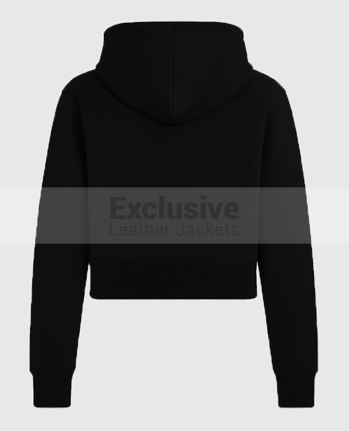 Beyonce Coachella Homecoming Black Crop Hoodie