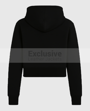Beyonce Coachella Homecoming Black Crop Hoodie