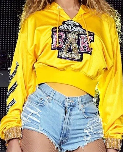 Beyonce Coachella Homecoming Yellow  Hoodie