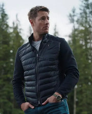 Black Lightweight Puffer Jacket
