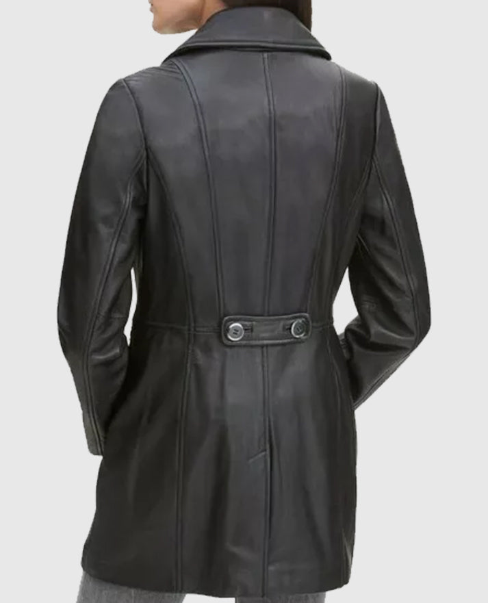 Black Petite Trench Coat