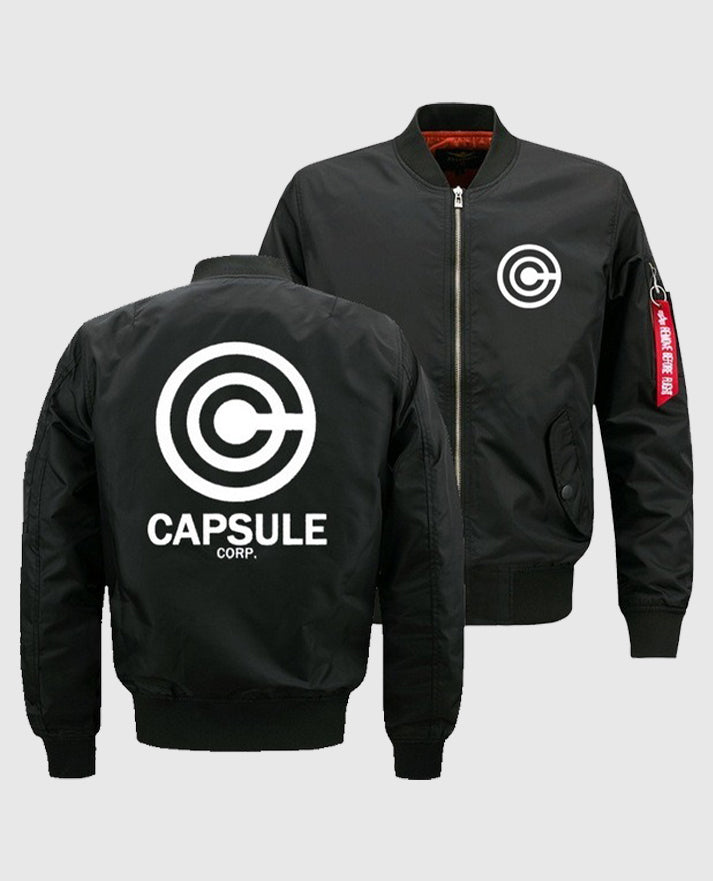 Capsule Corp Bomber Black Jacket