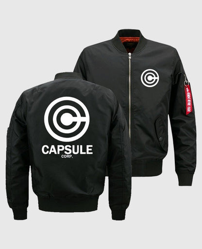 Capsule Corp Bomber Black Jacket