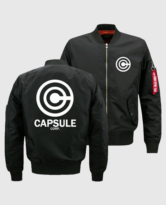 Capsule Corp Bomber Black Jacket