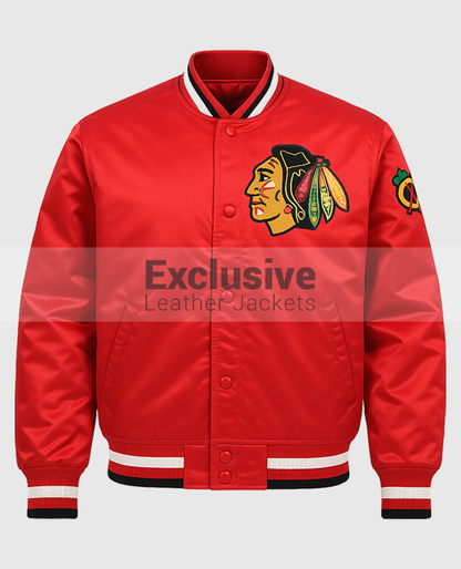 Chicago Blackhawks Starter Red Jacket