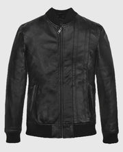 Chris Evans Black Leather Jacket