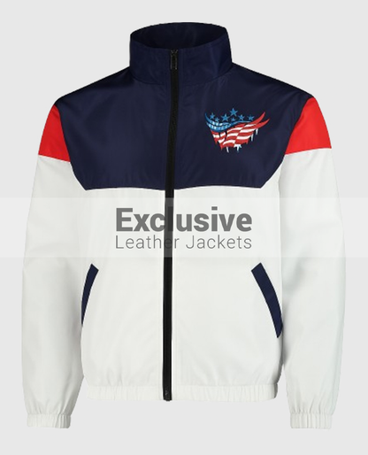 Cody Rhodes American Nightmare Blue n White Jacket
