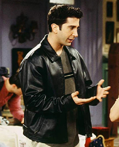 David Schwimmer Friends Season 4 Leather Jacket