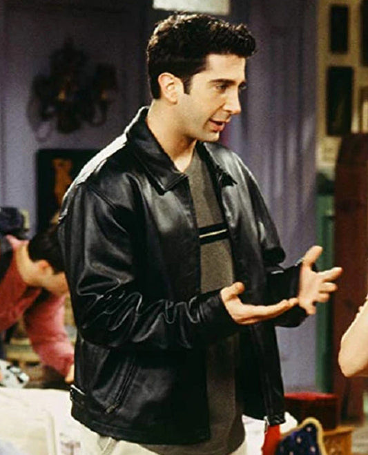 David Schwimmer Friends Season 4 Leather Jacket