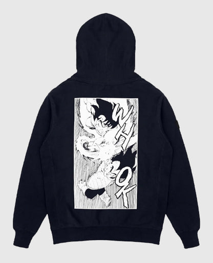 Dragon Ball Saiyan Arc Goku vs Vegeta Black Hoodie