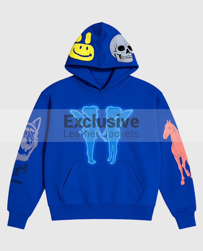 Drake Blue Pullover Hoodie