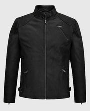 Dylan McDermott Hostages Leather Black Jacket