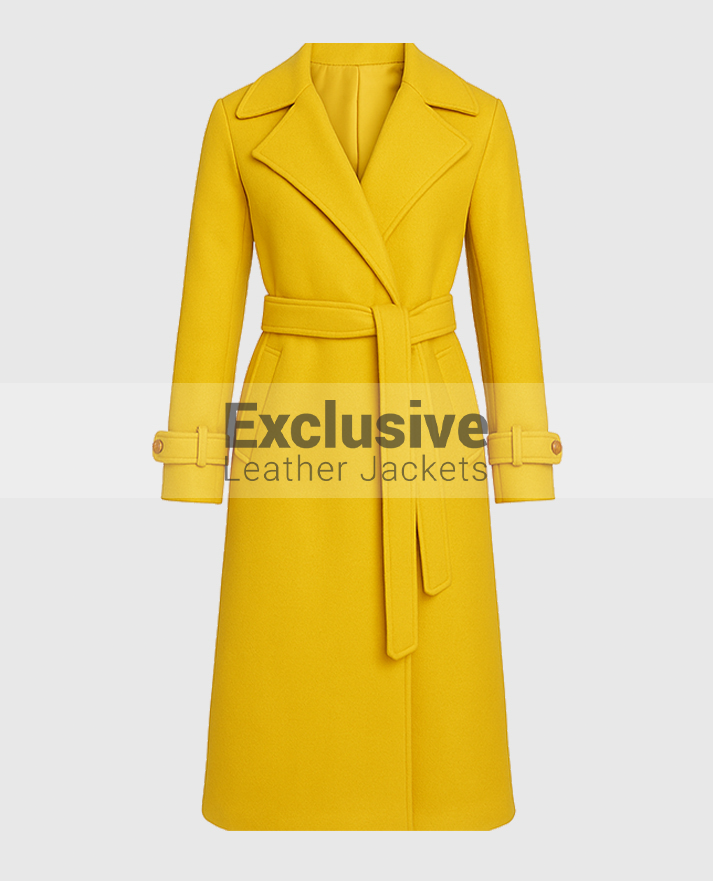 Elisabeth Sparkle The Substance Yellow Coat