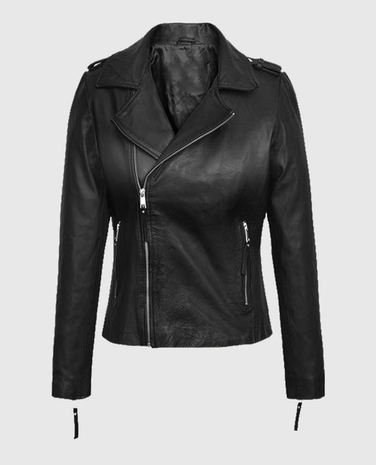 Elsa Pataky Leather Black Jacket