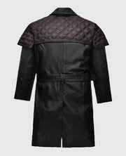 Elvis Presley Leather Black Long Coat
