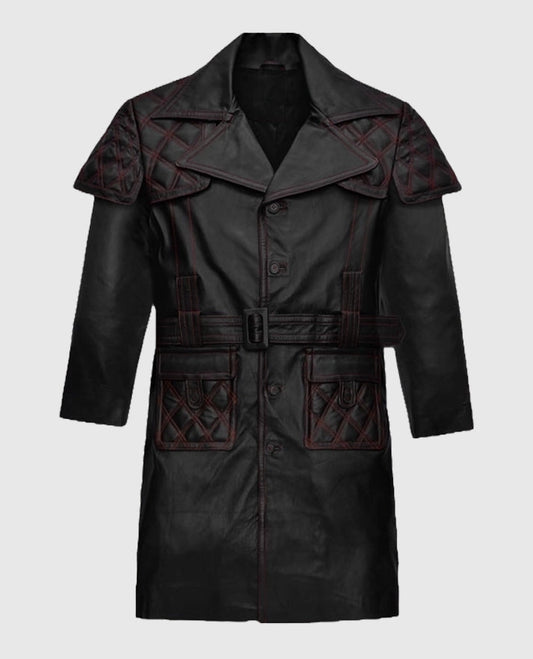 Elvis Presley Leather Long Coat