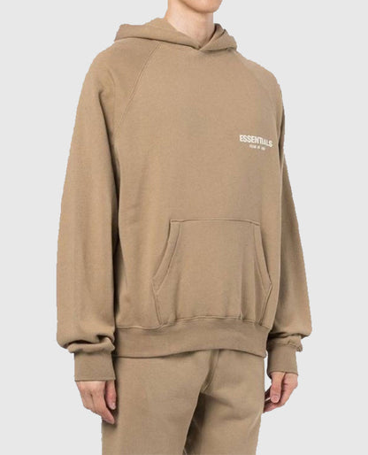 Essentials Tan Pullover Hoodie