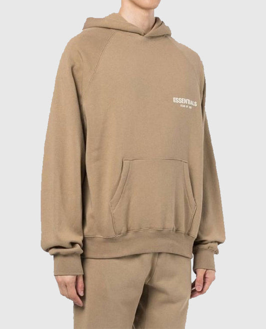 Essentials Tan Pullover Hoodie